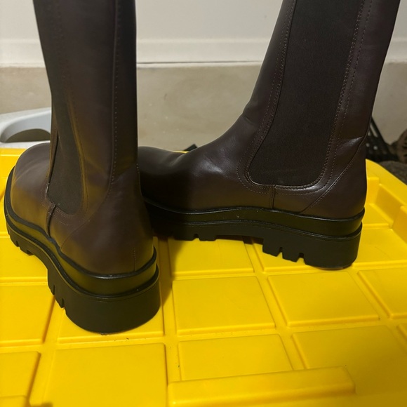 Brown Combat Boots - Picture 2 of 2